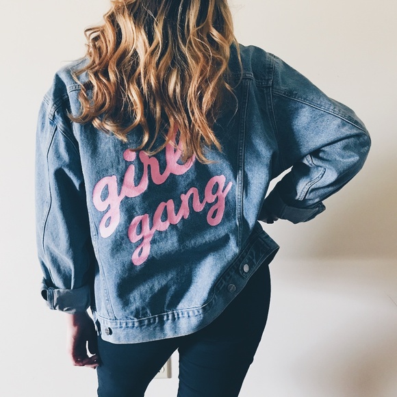 girl gang jean jacket